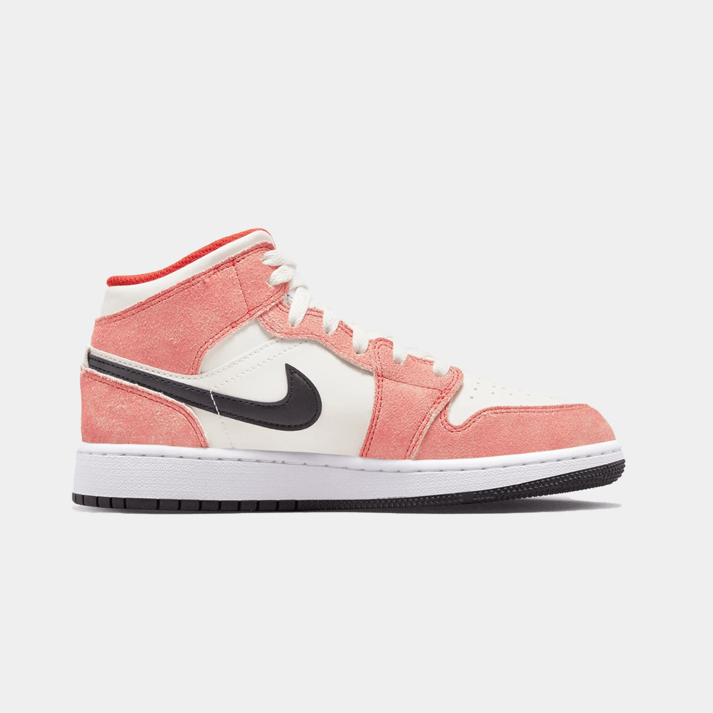 Jordan 1 Mid Orange Suede â Bild 2
