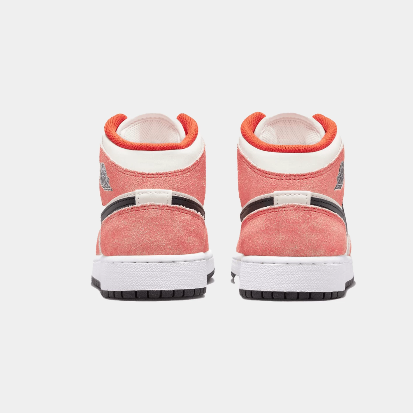 Jordan 1 Mid Orange Suede â Bild 4