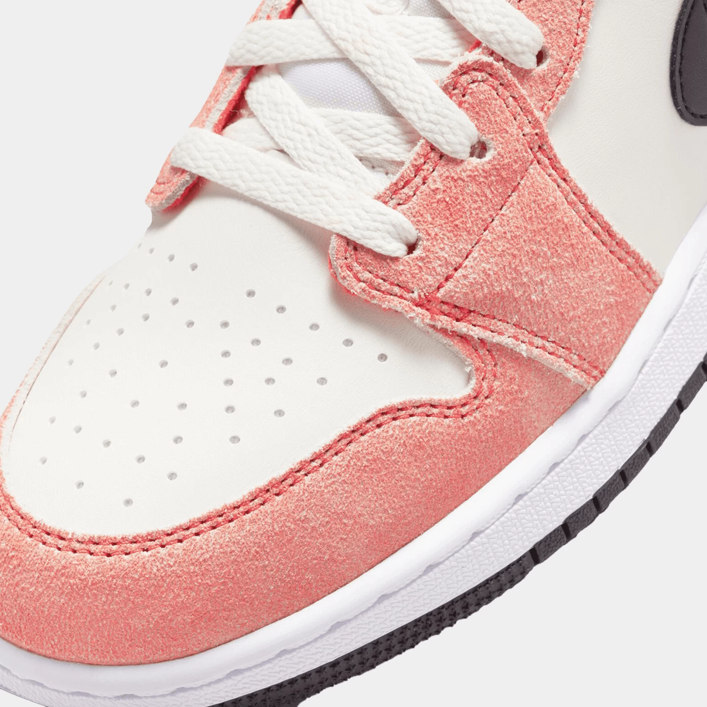 Jordan 1 Mid Orange Suede â Bild 3