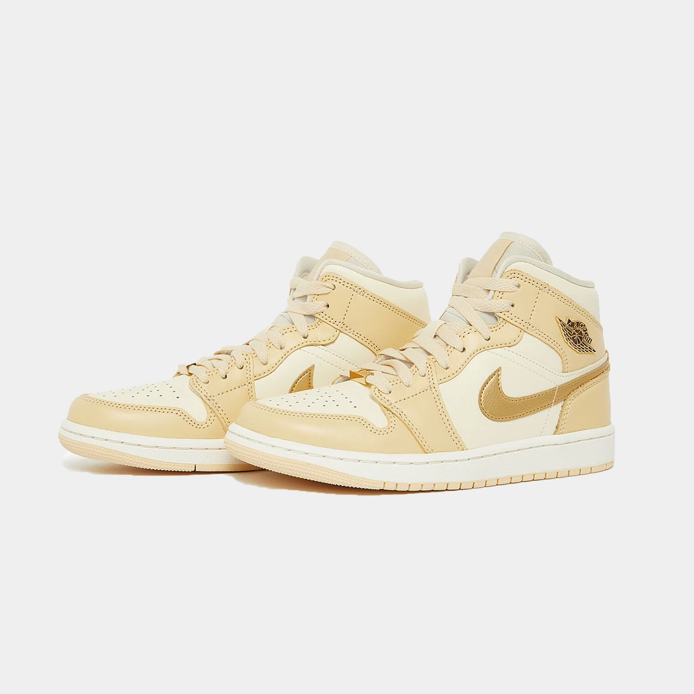 Jordan 1 Mid Metallic Gold Pale Vanilla – Bild 2