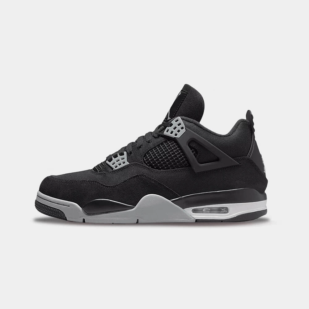 Nike Air Jordan 4 Black Canvas