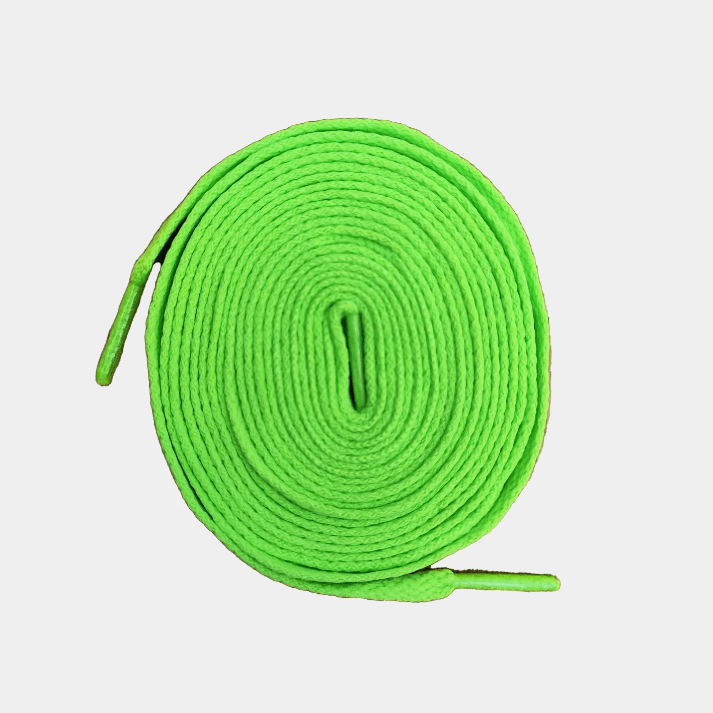 Laces Apple Green Flache Schnürsenkel 8mm – Bild 2
