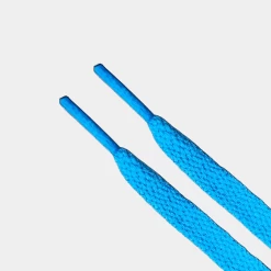 Laces Aqua Blue Flache Schnürsenkel 8mm