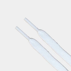 Laces White Flache Schnürsenkel 8mm